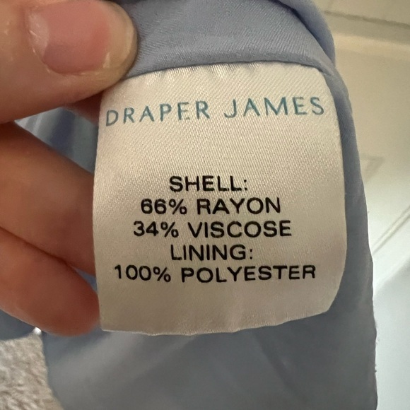 Draper James Flutter Sleeve Gingham Silk Patio Shirtdress - Picture 9 of 10